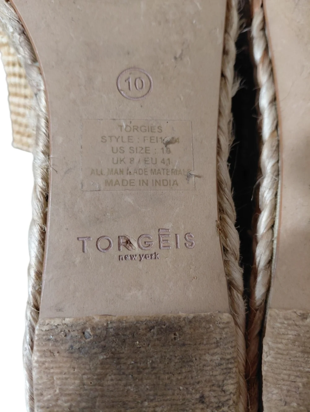 Torgēis Women's Woven Straw Slide Wedge Sandals